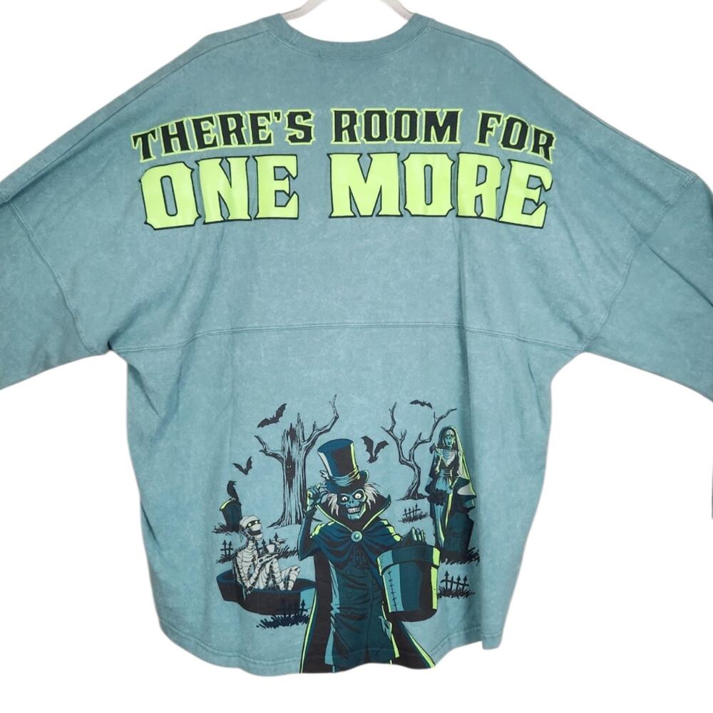 Disney Haunted Mansion Spirit Jersey XXL Green Room For One More GLOW IN DARK